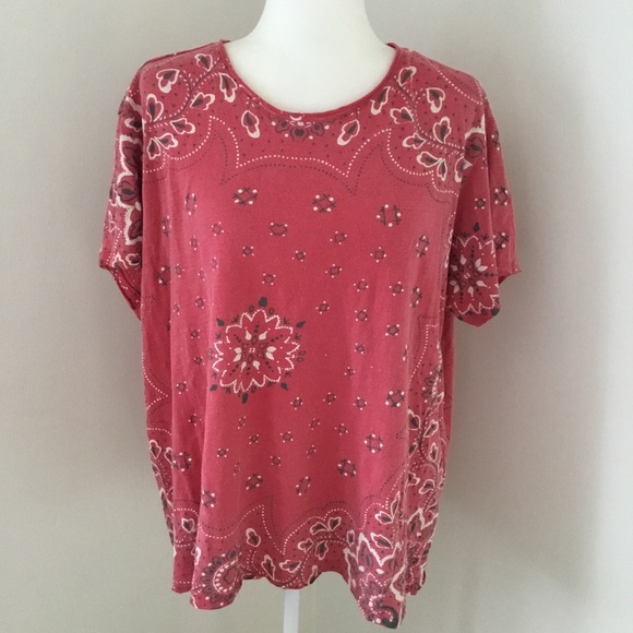 Magnolia Pearl Ranch Hand Handkerchief Tee, One Size - Picture 2 of 6